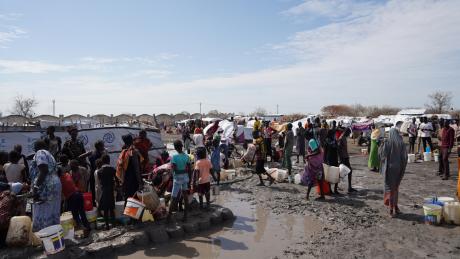 Refugee camp in Renk