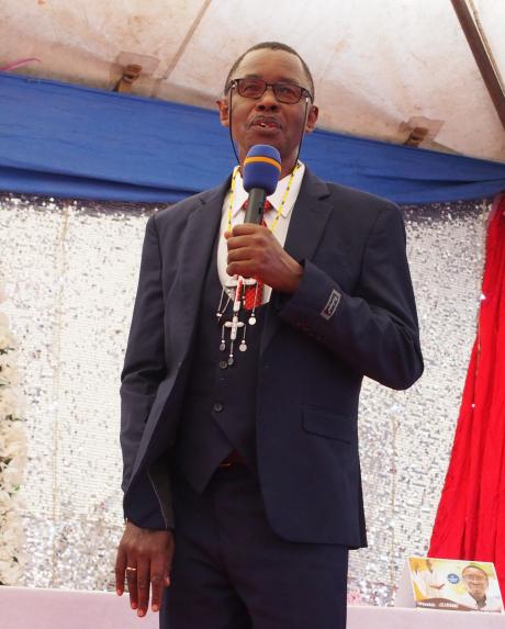 Elisha Moita, the Head of Malambo Bible College, Tanzania