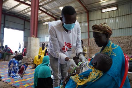 MSF clinic in Renk