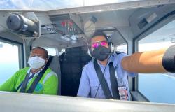 In the air to Ocecusse